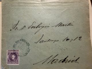 Cartas y sobres antiguos. Historia postal