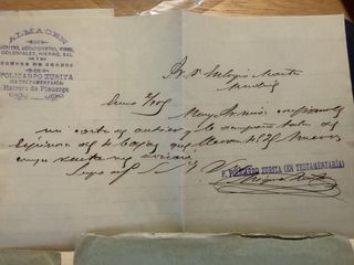 Cartas y sobres antiguos. Historia postal