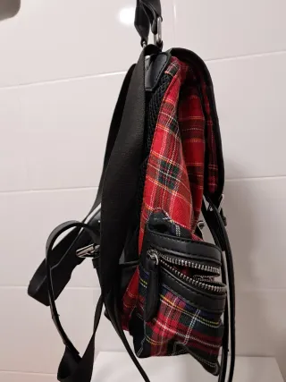 Mochila New York cuadros escoceses