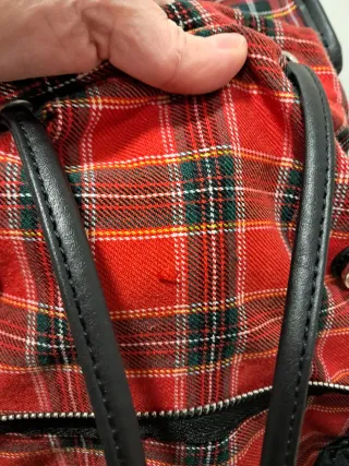 Mochila New York cuadros escoceses