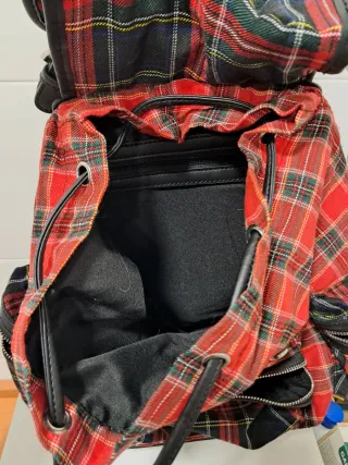 Mochila New York cuadros escoceses