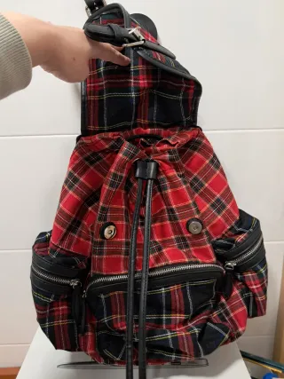 Mochila New York cuadros escoceses