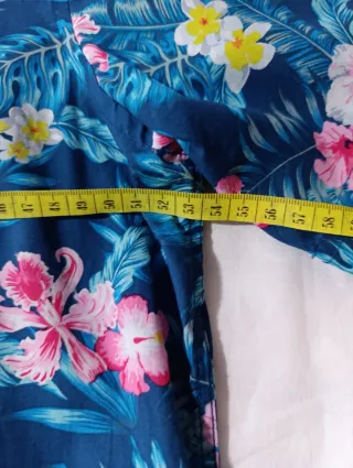 Camisa Hawaiana Hombre Azul