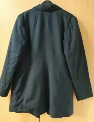 Chaqueta Cruzada Negra Mujer