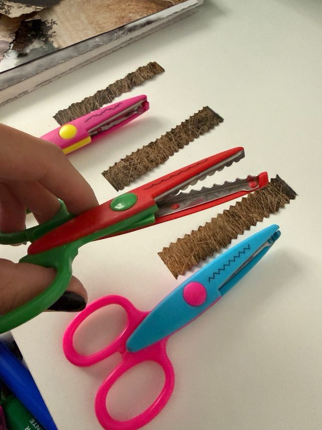 tijeras decorativas manualidades infantil (1 ud!)