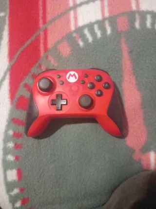 Mando Nintendo Switch Rojo Mario Inalámbrico