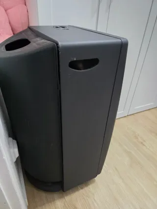 Estufa de gas butano negra