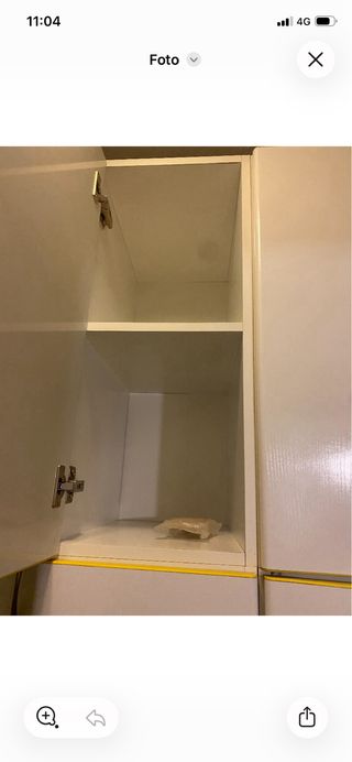 Muebles de lavadero blancos