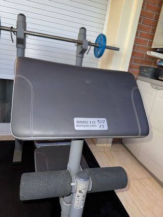 Banco Gimnasio BM210 + Pesas + Tapete