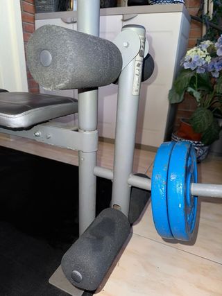 Banco Gimnasio BM210 + Pesas + Tapete