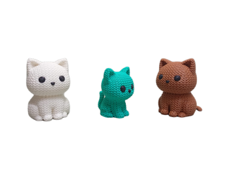 Figuras 3D de Animalitos – Efecto Tejido