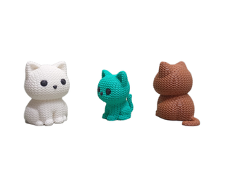 Figuras 3D de Animalitos – Efecto Tejido