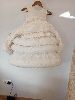 Cancán fallera con encaje talla 8