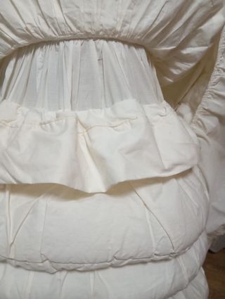 Cancán fallera con encaje talla 8