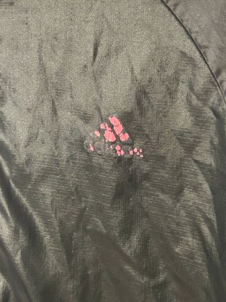 Cortavientos Adidas Negro y Rosa