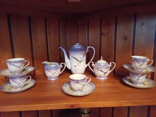 Juego de té porcelana dragón chino