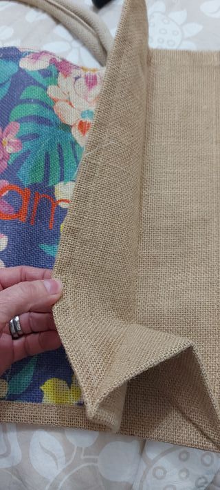 borsa mare a fiori