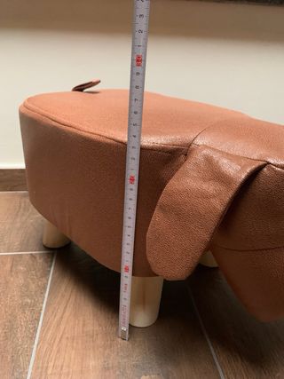 Pouf Sgabello Cane Poggiapiedi Basso