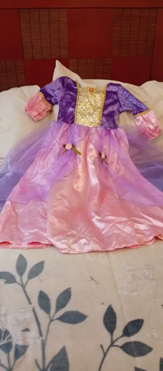 Disfraz Princesa Morado y Rosa