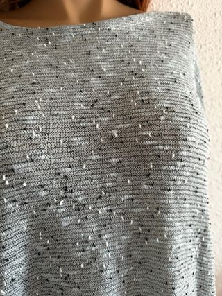 Camiseta larga jaspeada túnica Talla M / L blusa