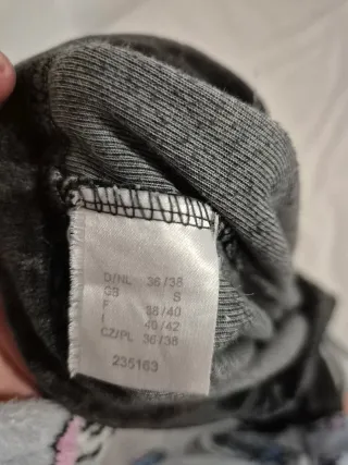 Pantalón ancho mujer terciopelo gris