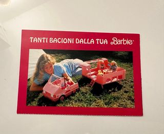 Cartoline vintage Barbie anni '80/'90 originali