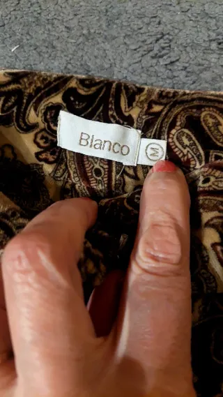 Pantalón estampado cachemir Talla M