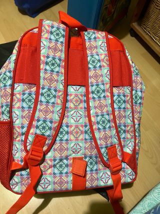 Mochila escolar 3 compartimentos