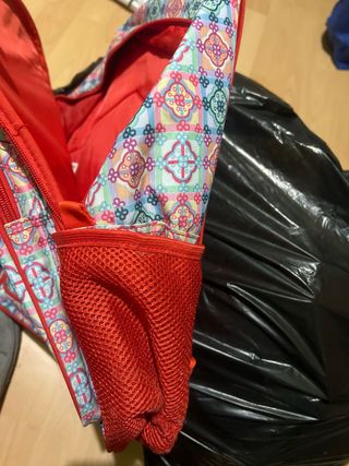 Mochila escolar 3 compartimentos