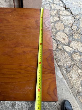 Mesa escritorio de madera maciza – robusta
