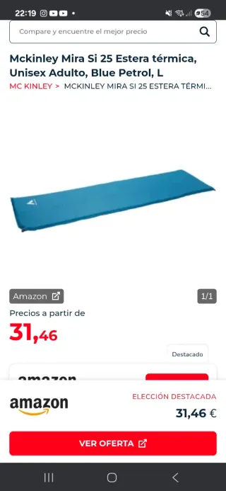 Esterilla Hinchable McKinley NUEVA