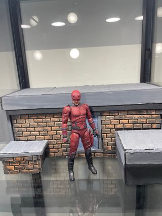 Diorama Edificio Marvel Legends figuras 1:12
