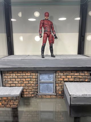 Diorama Edificio Marvel Legends figuras 1:12