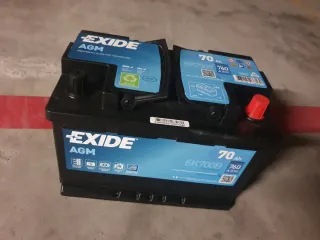 Batería Coche Exide AGM 70Ah 760A