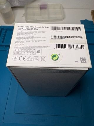 Scatola originale Xiaomi Redmi Note 9 Pro