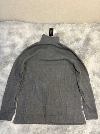 Sudadera Polo Ralph Lauren Gris Media Cremallera