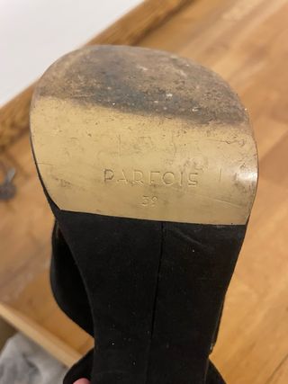 Zapato tacón plataforma negro 39 Parfois