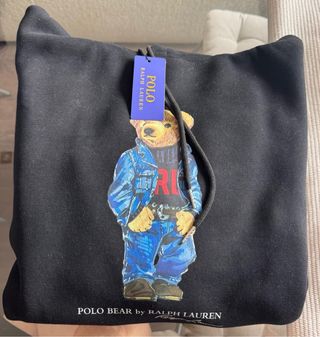 Sudadera Polo Ralph Lauren Oso Negra Talla M