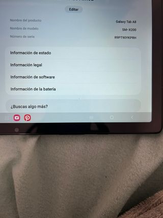 Samsung Galaxy Tab A8 Negro