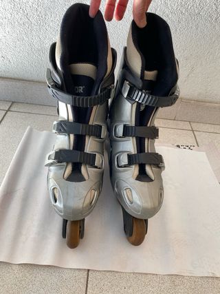 Patins en linia platejats