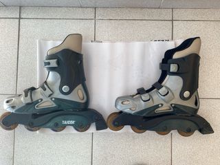 Patins en linia platejats