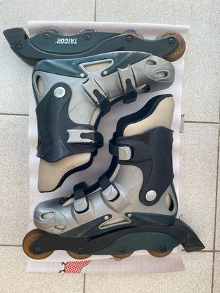 Patins en linia platejats