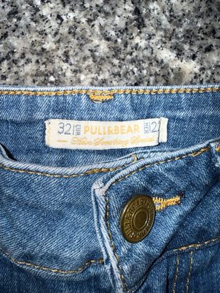 Short vaquero Pull&Bear Talla XXS pantalón corto