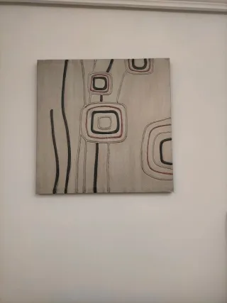 Lote Cuadros Lienzos Abstractos.