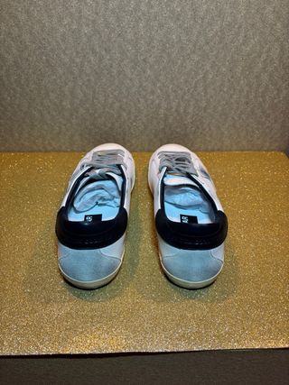 Golden Goose Sneakers Bianche Stella Grigia