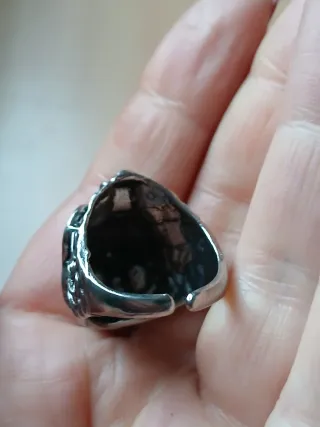 Anello drago argento