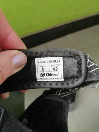 Sandalias trekking Chiruca hombre negras/grises