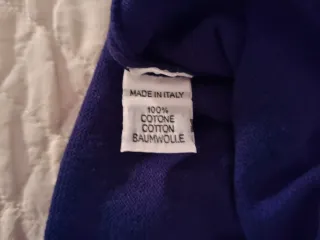 Maglione Uomo Cotone Bandiera USA Blu