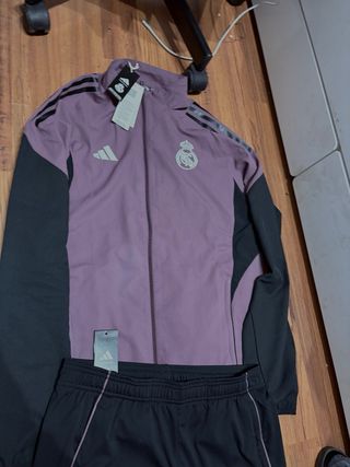 Chándal Real Madrid Adidas Verde Y morado