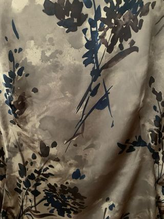 Vestido Zara Estampado Floral Talla L